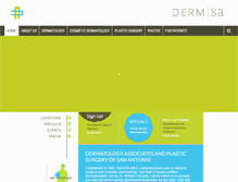 Tablet Screenshot of dermsa.com